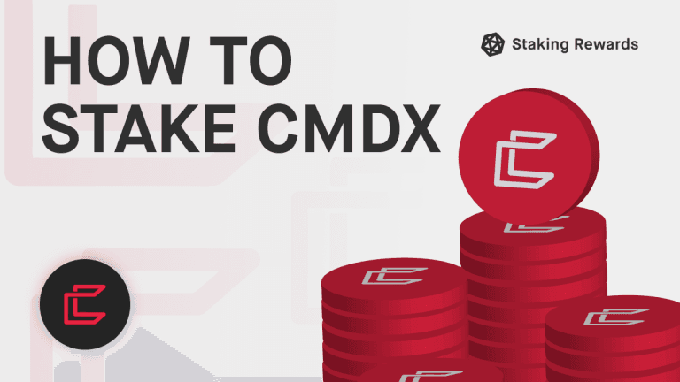 How to Stake Comdex (CMDX)
