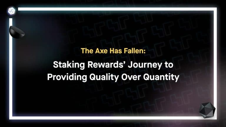 The Axe Has Fallen: Staking Rewards’ Journey to Providing Quality Over Quantity