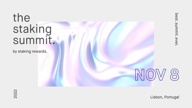 Announcing the Staking Summit 2022