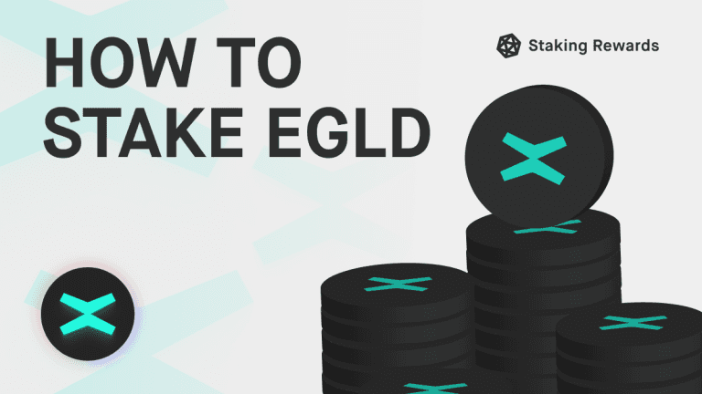 How to Stake MultiversX (EGLD)