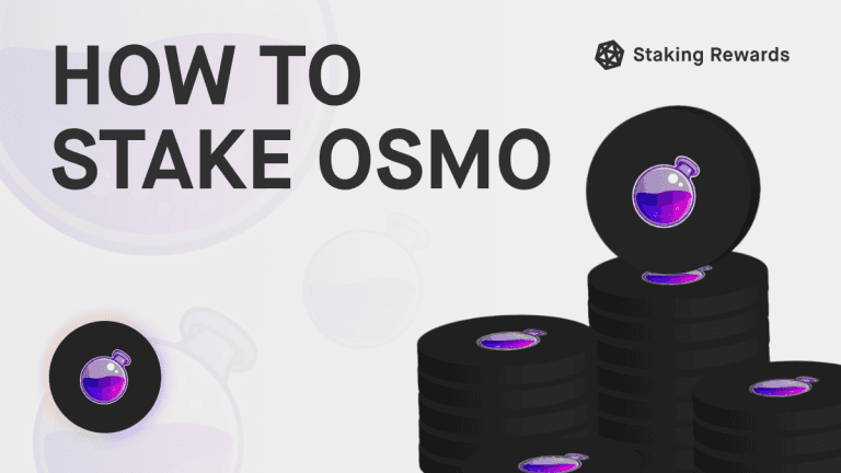 How to Stake Osmosis (OSMO)