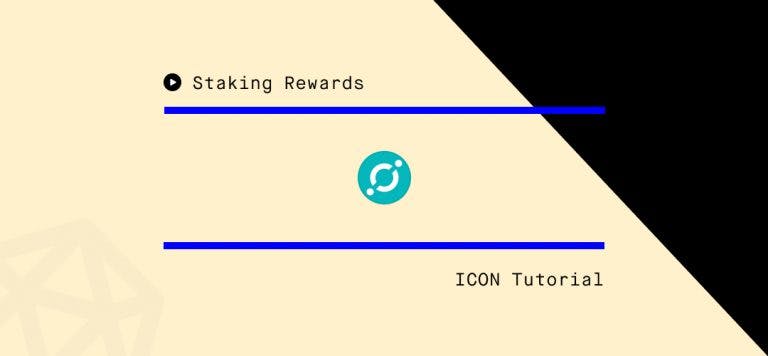 ICON Staking Guide Via ICONex Web Wallet