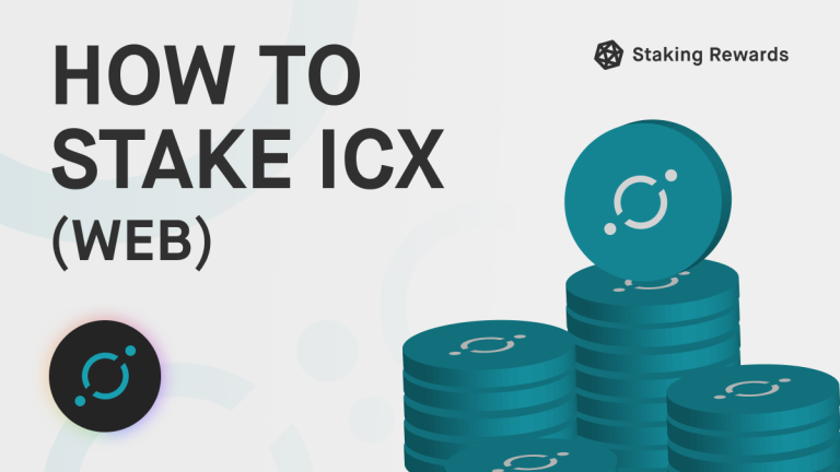 How to Stake Icon (ICX) with the Web Wallet