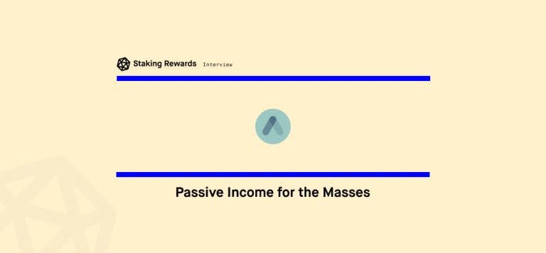 Passive Income for the Masses