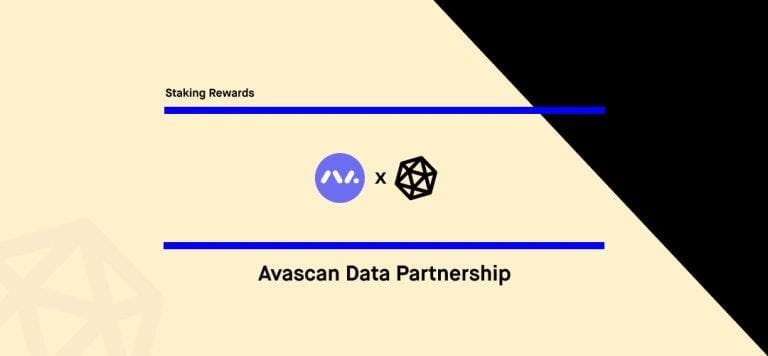 Avascan x Staking Rewards Data Partnership