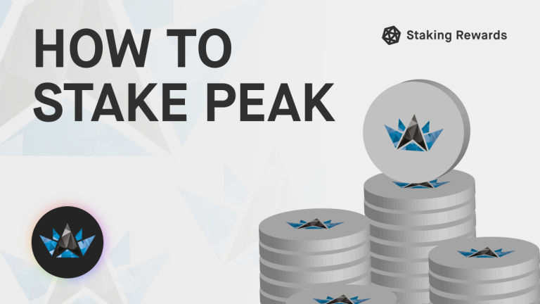 How to Stake PeakDefi (PEAK)