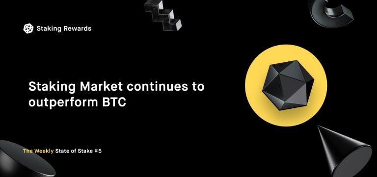 Weekly State of Stake #5: The Staking Market continues to outperform BTC