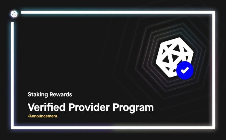 Announcing the Staking Rewards’ Verified Provider Program &#8211; Batch 1