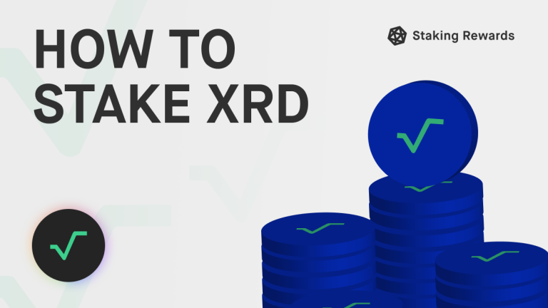 How to Stake Radix (XRD)