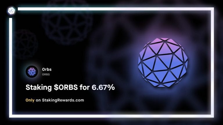 Staking $ORBS for 6.67%
