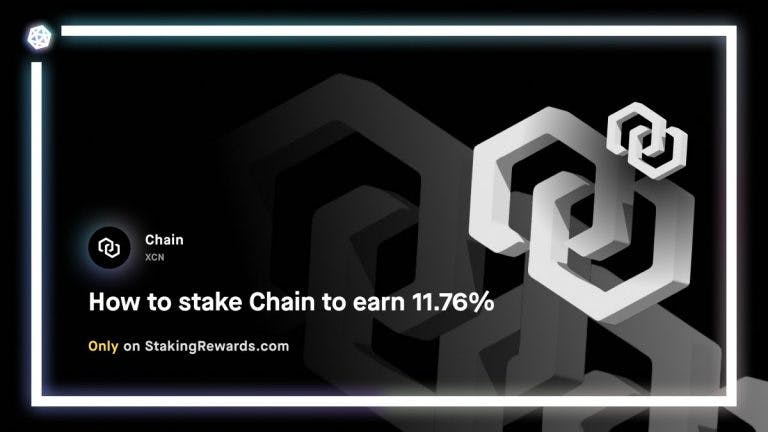 How to stake Chain to earn 11.76%
