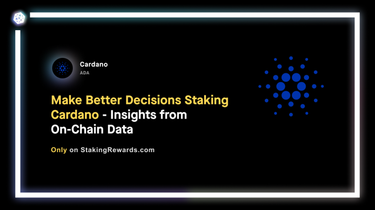 Make Better Decisions Staking Cardano (ADA): Lessons from On-Chain Data