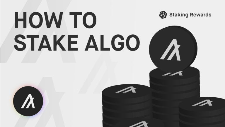 How to Stake Algorand (ALGO)
