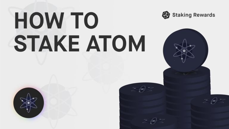 How to Stake Cosmos (ATOM)