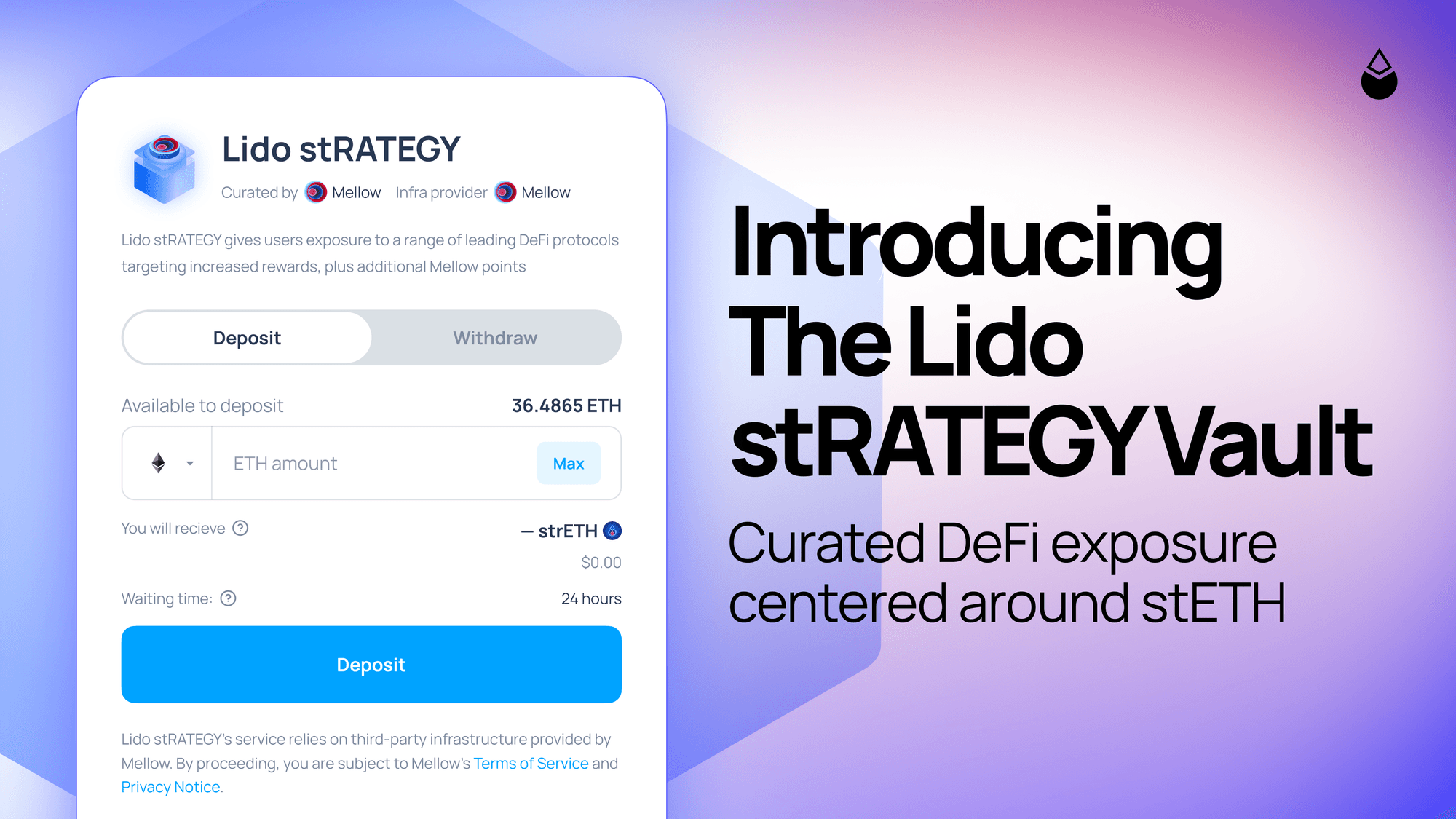 Introducing the Lido stRATEGY Vault