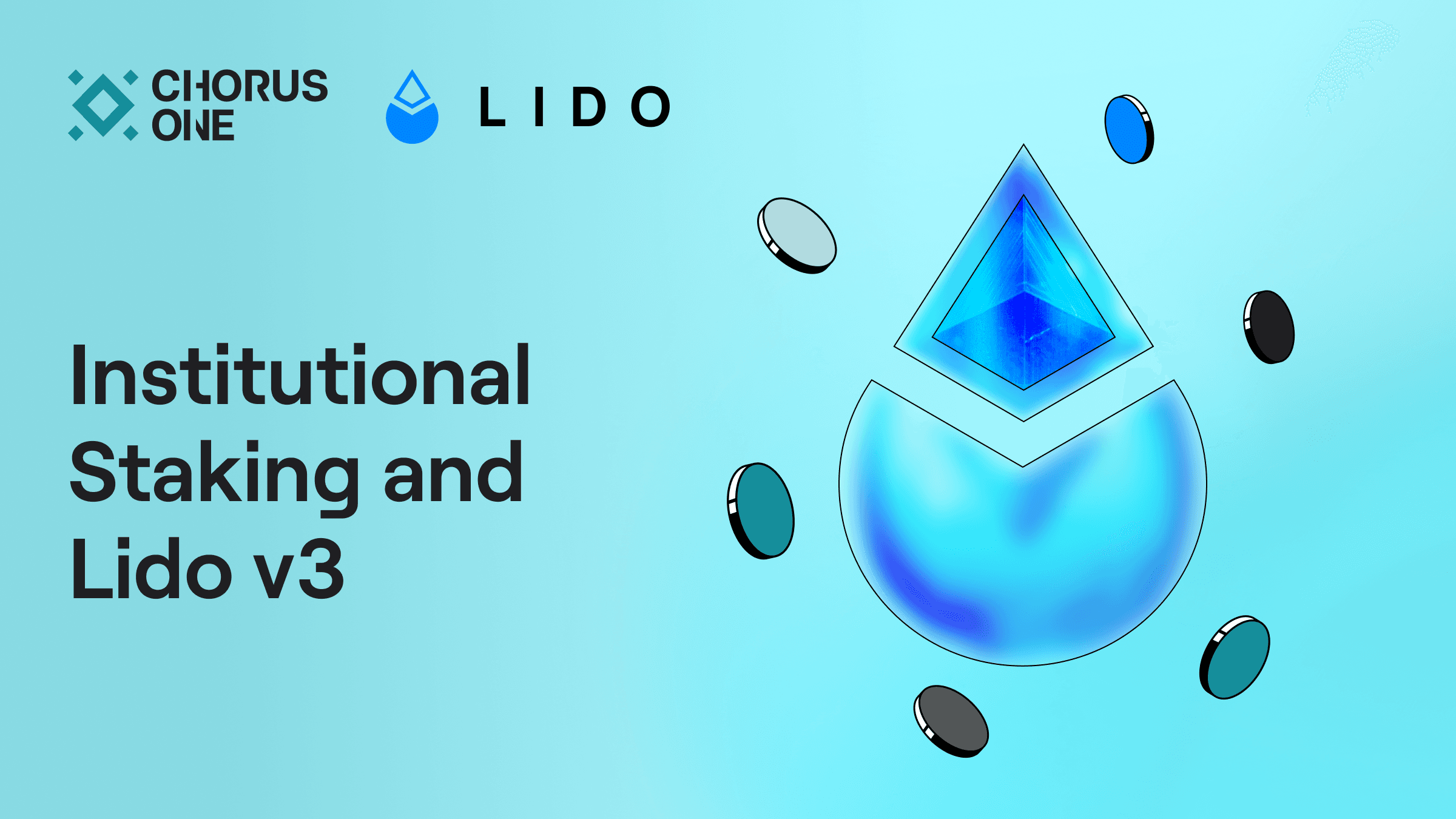 Chorus One Expands Institutional ETH Staking with Lido v3Ethereum staking continues to mature, and institutions with significant ETH holdings are increasingly looking for secure and yield-competitive strategies. At Chorus One, we are building solutions that combine simplicity, flexibility, and performance – allowing our clients to participate in Ethereum’s DeFi ecosystem without added complexity.October 10, 2025 • 3 min5 min read