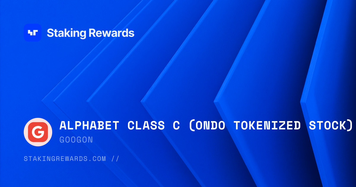 Alphabet Class C (Ondo Tokenized Stock) (GOOGON) Staking — Live Rates ...